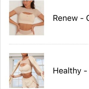 Bo & Tee tan workout set